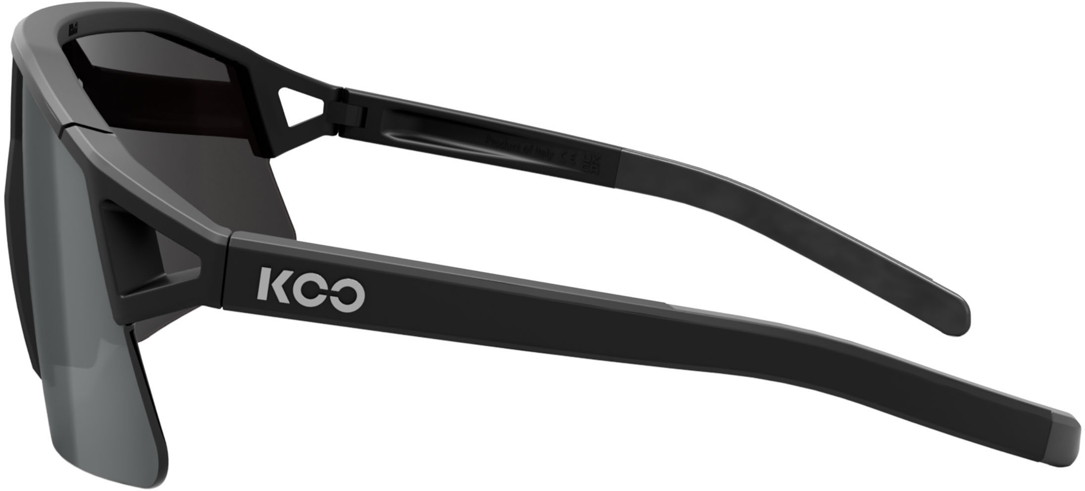 Beklædning - Cykelbriller - KOO Hype Cykelbriller - Black Matt - Light Smoke Lens