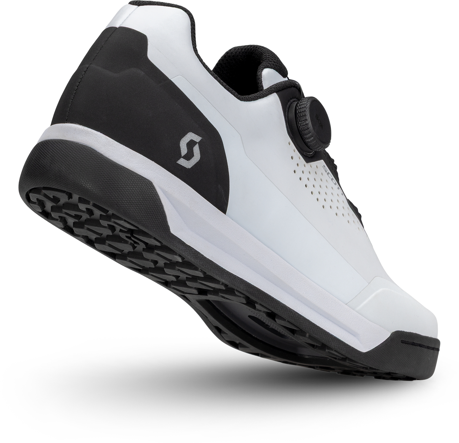Beklædning - Cykelsko - Scott MTB Volt Evo Clip BOA SPD Sko - White/Black