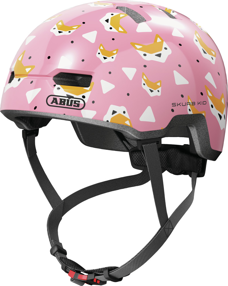 Beklædning - Cykelhjelme - Abus Skurb Kid - Rose Foxes