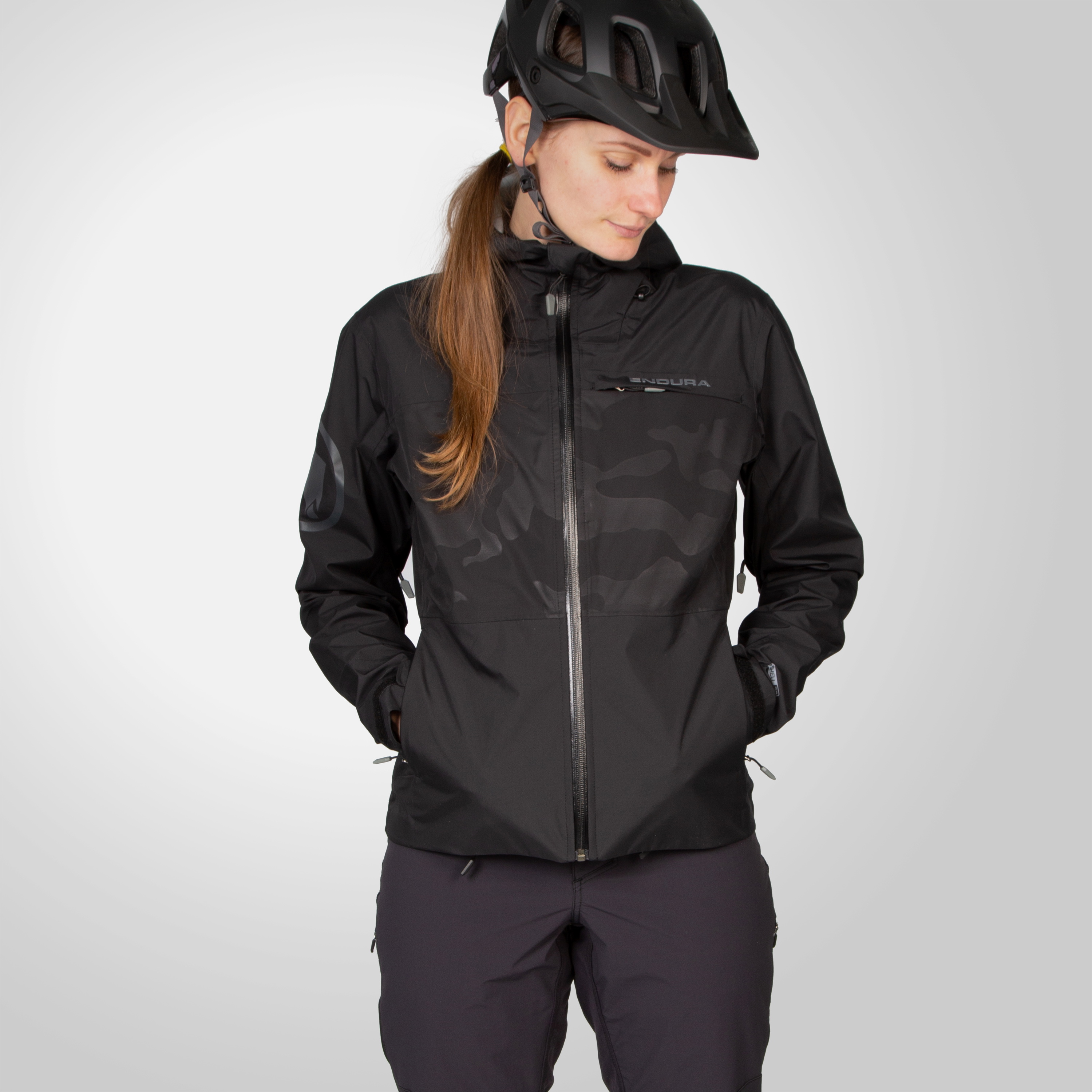 Beklædning - Regntøj & Vindtøj - Endura Women's SingleTrack Jacket II - Black