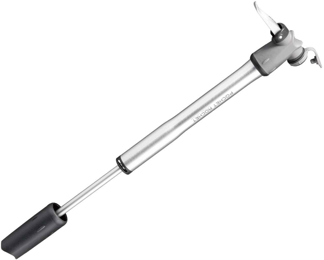 Tilbehør - Cykelpumper - Topeak Pocket Rocket Minipumpe 160psi - Sølv