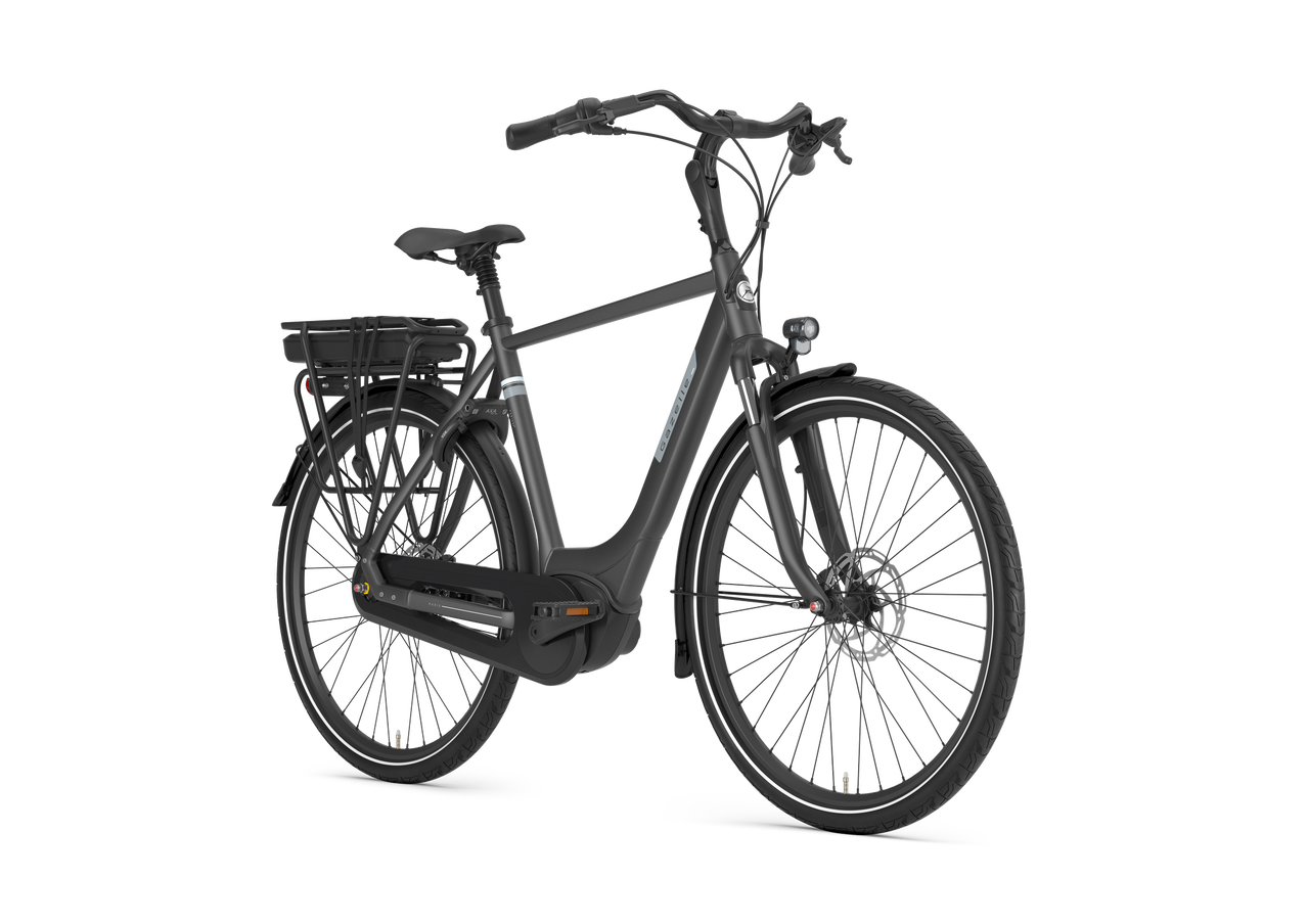 Cykler - Elcykler - Gazelle Paris C7+ Herre 2026 - Anthracite Grey Mat