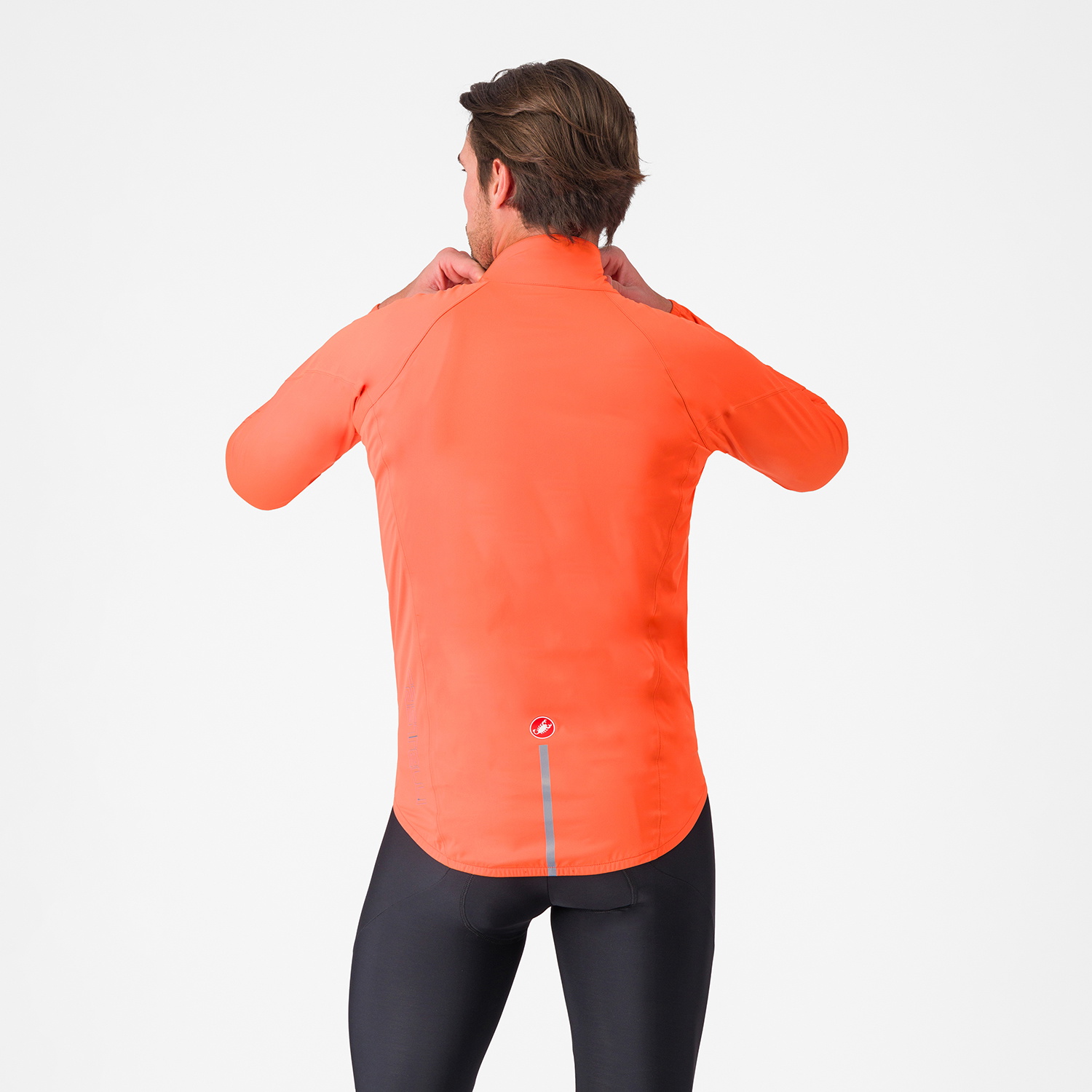 Beklædning - Regntøj & Vindtøj - Castelli EMERGENCY 3 RAIN Jacket - Brilliant Orange