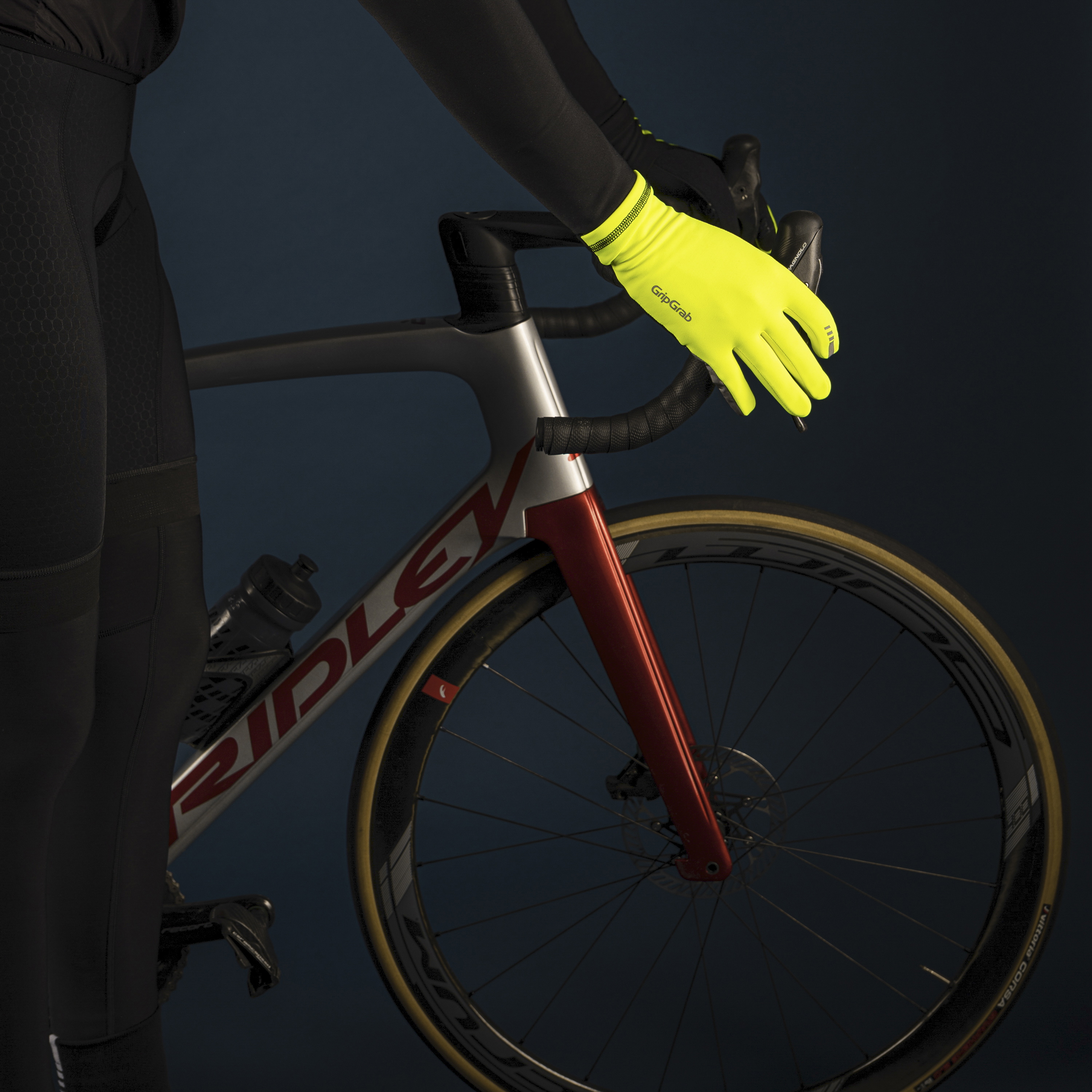 Beklædning - Cykelhandsker - GripGrab Insulator 2 overgangshandsker - Hi-Vis