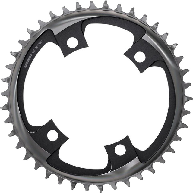 SRAM Force/Rival AXS Klinge 44T 107 BCD 4-huls 1x 12 speed Sort
