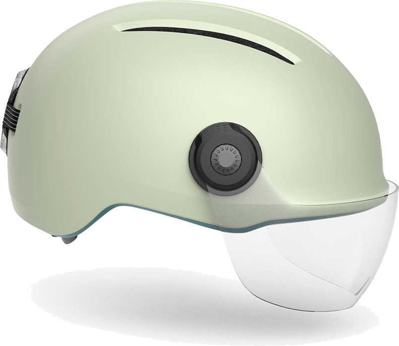 Beklædning - Cykelhjelme - MET Helmet Vibe On MIPS m. LED - Moss Gray/Matt (elcykel hjelm)
