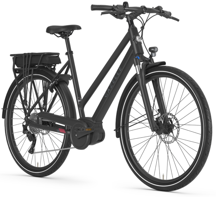 Cykler - Elcykler - Gazelle Medeo T9 HMB 400wh Dame Sort - 2020
