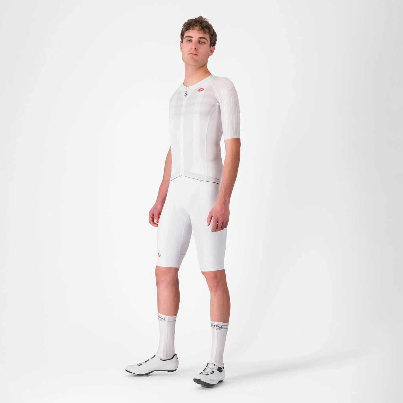 Beklædning - Cykeltrøjer - Castelli AERO RACE 8S Jersey - White