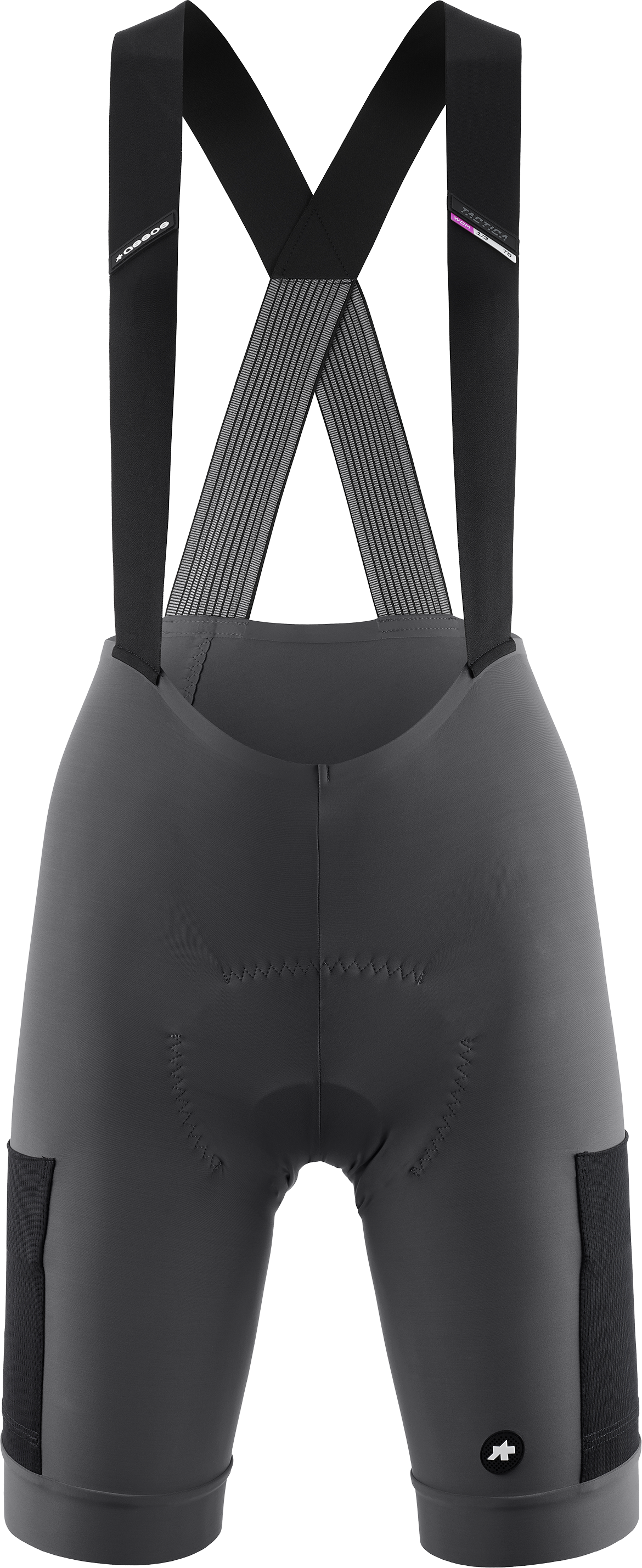 Beklædning - Cykelbukser - Assos TACTICA KIESKAFER Women's Bibshorts T5 - Robust Grey