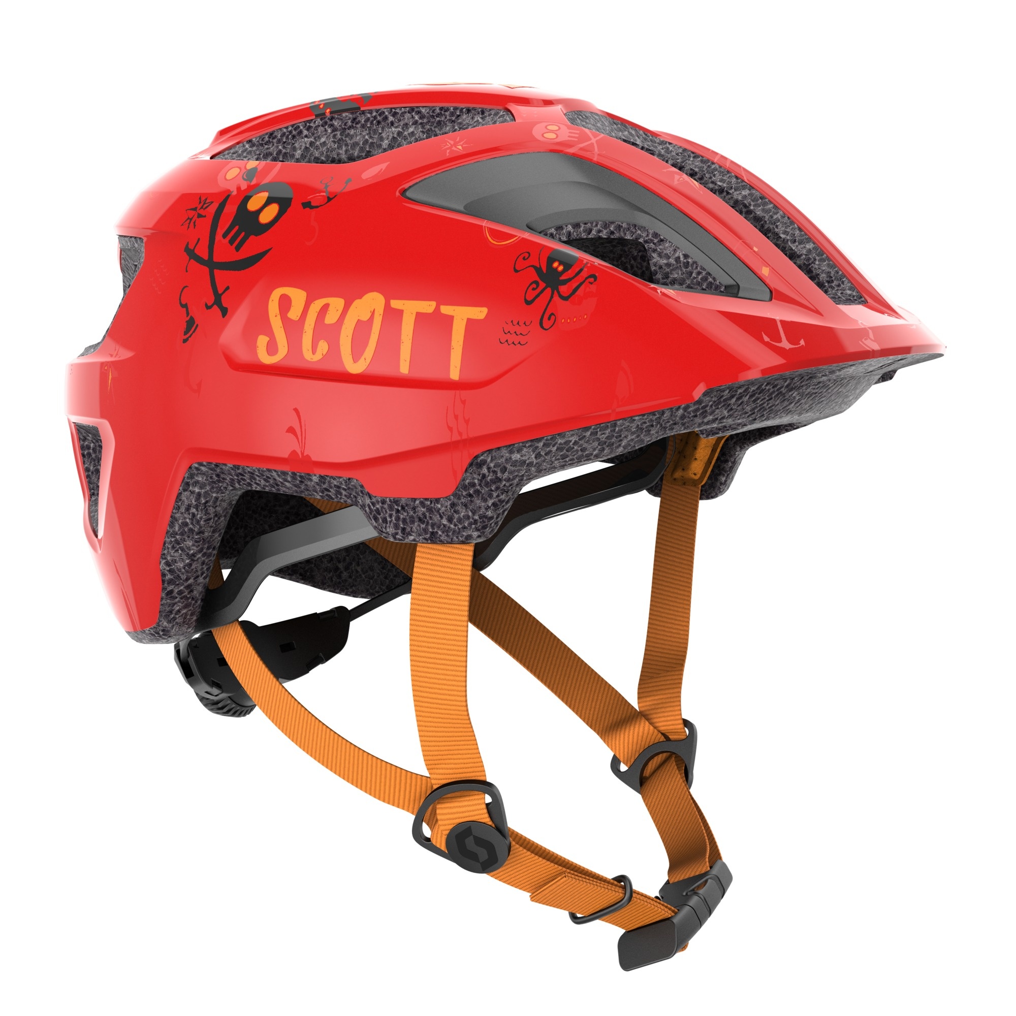 Beklædning - Cykelhjelme - SCOTT Spunto Kid m. LED lys Hjelm - Rød