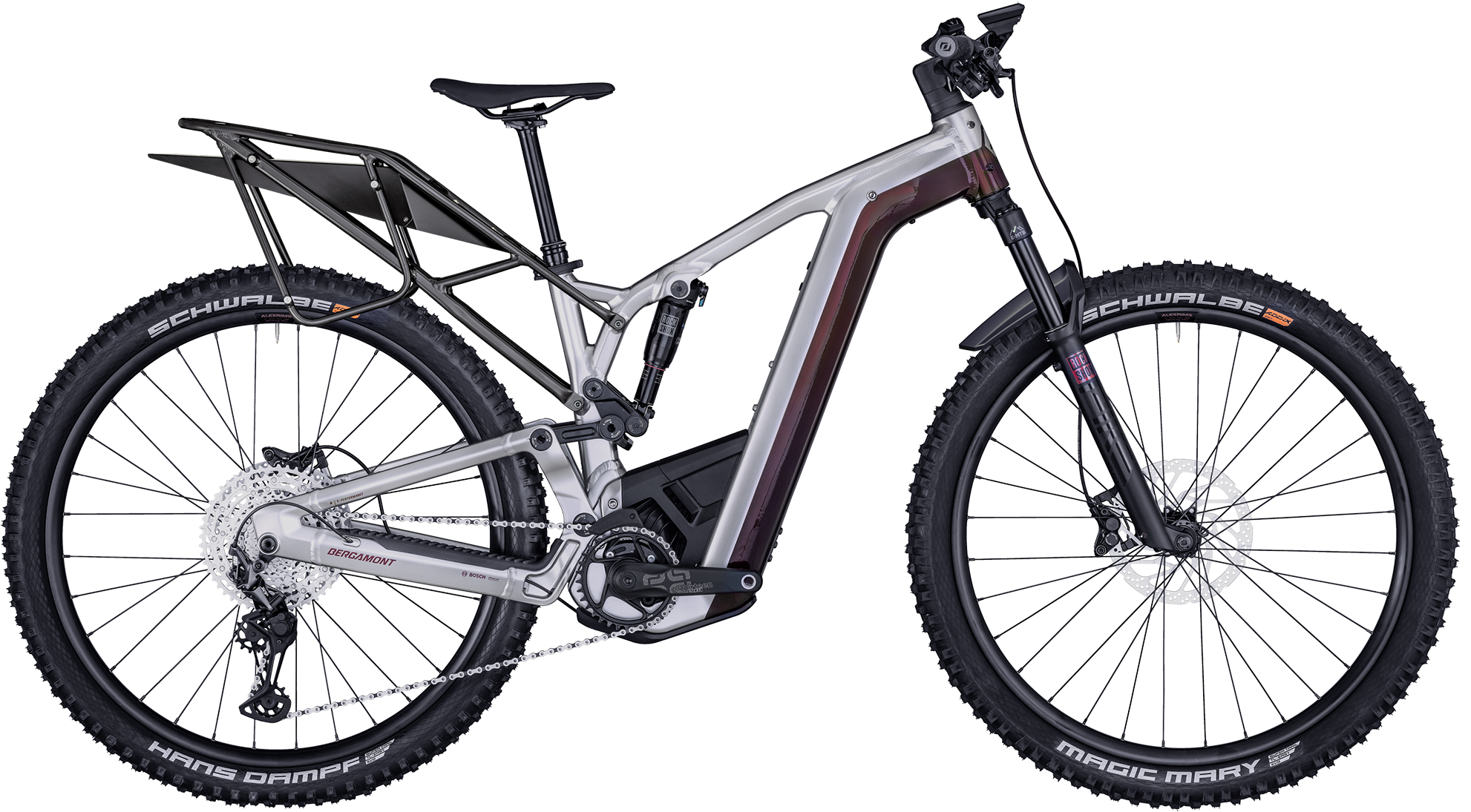 Billede af Bergamont E-Trailster 130 Pro 2024 - Sølv/Rød