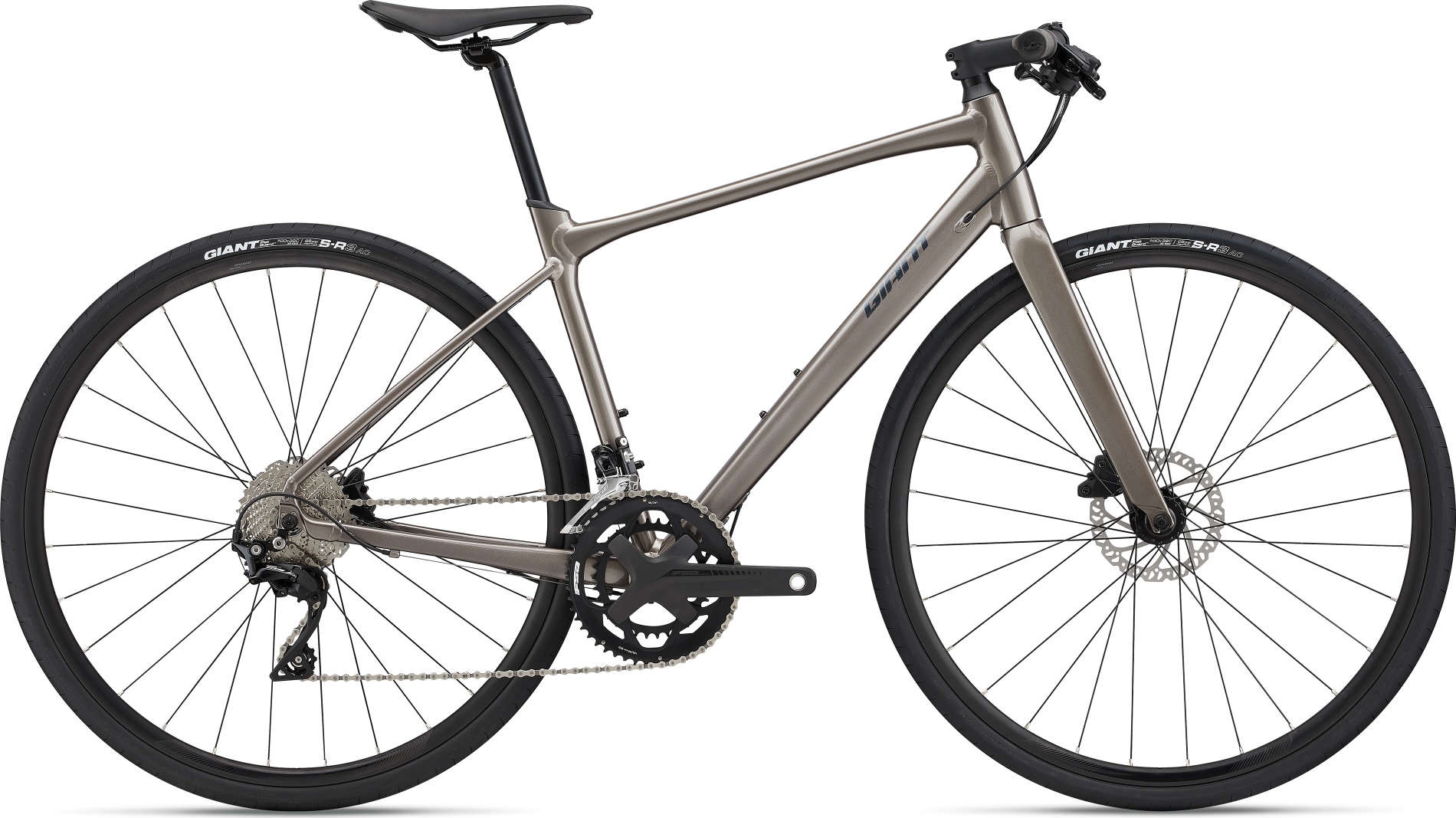 Cykler - Herrecykler - Giant FastRoad SL 1 2023 - Sølv