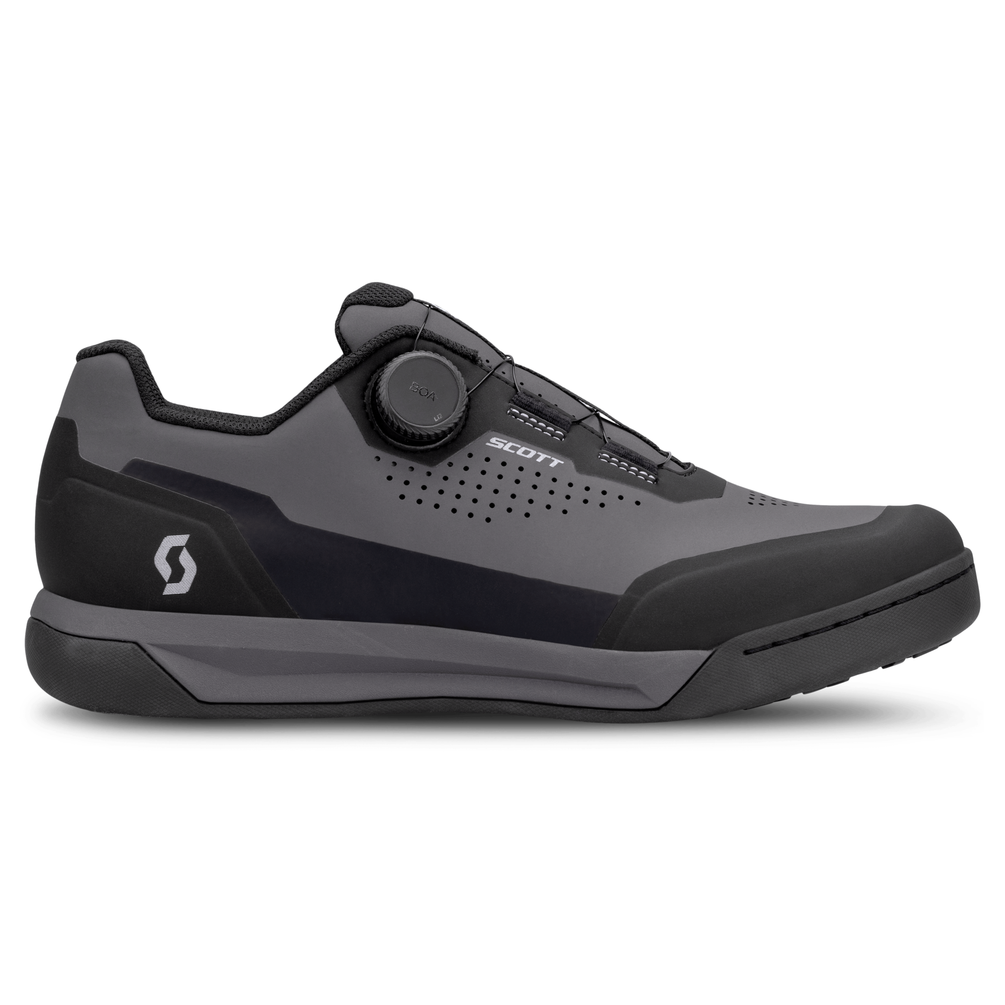 Beklædning - Cykelsko - Scott Shoe Mtb Volt Evo Clip Boa - Dark Grey Black