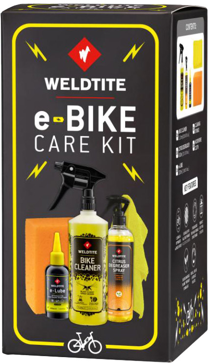 Tilbehør - Cykelpleje - Weldtite Rengøringssæt E-bike Care Kit