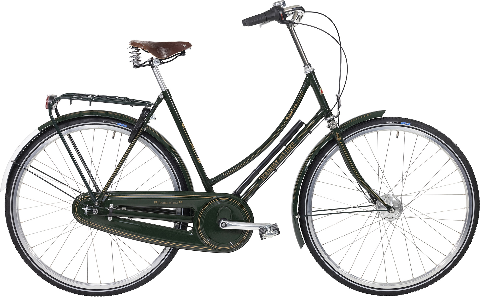 Motobecane Tourist de Luxe Dame 7g 2026 - Mørkegrøn