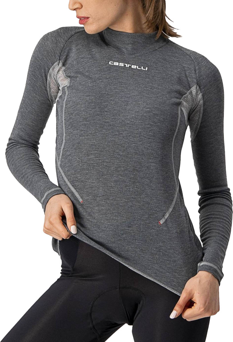 Beklædning - Baselayer / Undertøj - Castelli FLANDERS 2 W WARM LONG SLEEVE Baselayer - Grå