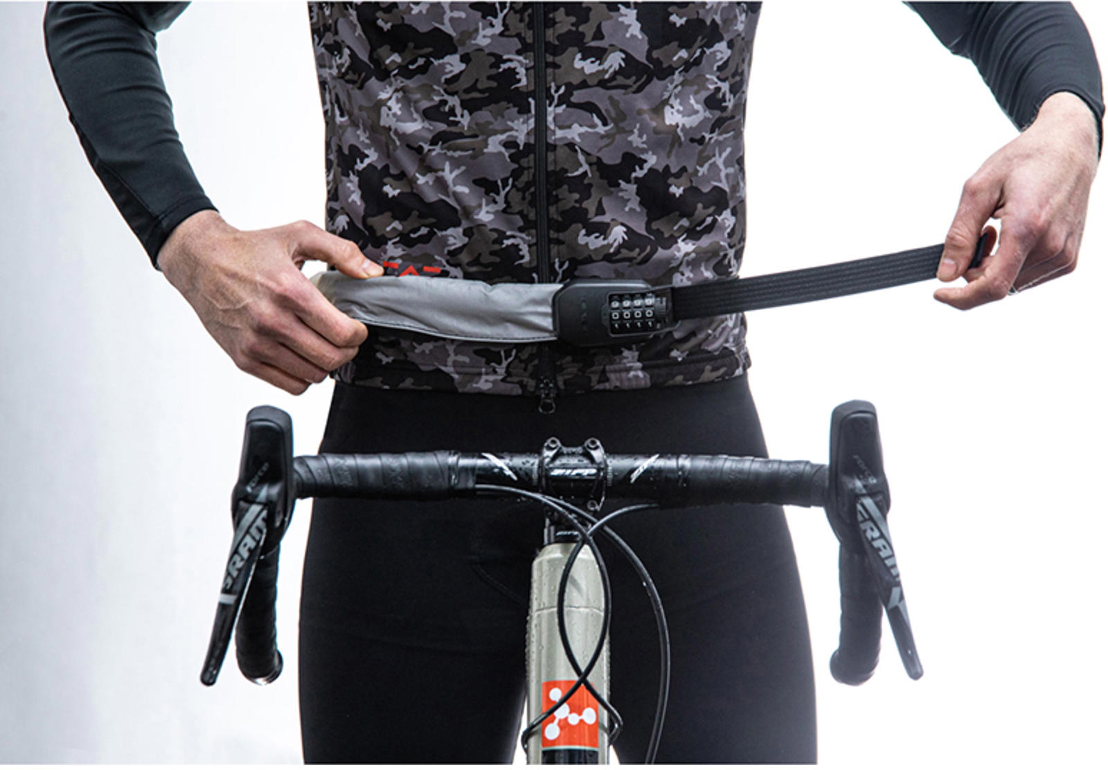 Tilbehør - Cykellås - HIPLOK Spin Wearable Chain Lock - Reflective
