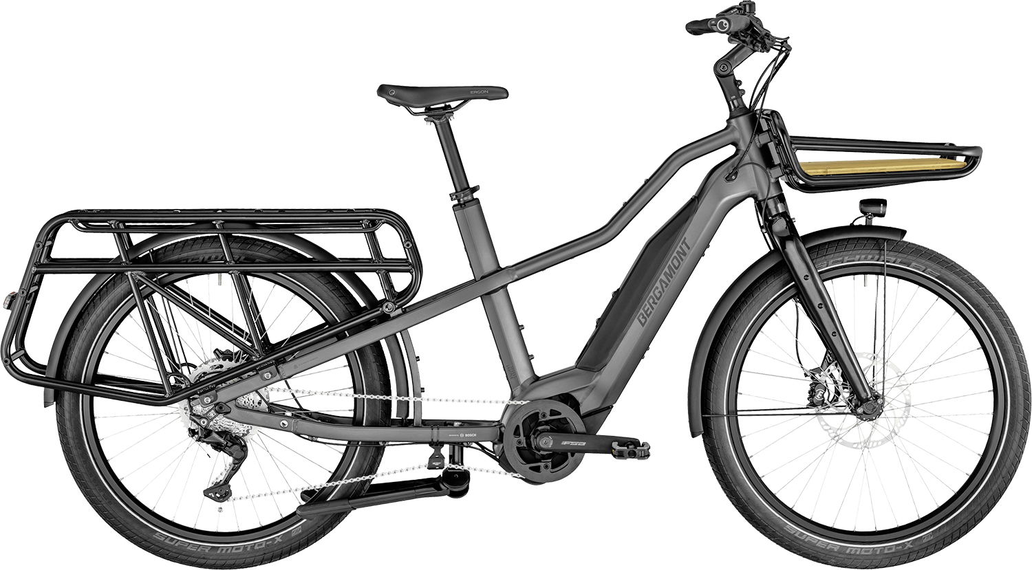 Cykler - Elcykler - Bergamont E-Cargoville LT Edition 2022 - Sort/Grå