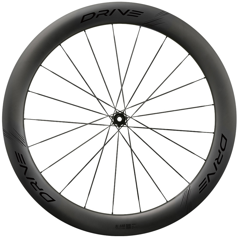 Reservedele - Hjulsæt - EliteWheels Drive SL 58D CS Disc Hjulsæt 700c SRAM XDR - Matte Black