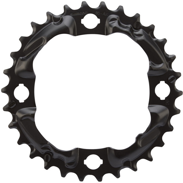 Shimano Alivio FC-M4000 Klinge 30T Mellemklinge 96mm BCD 3x9 speed Sort