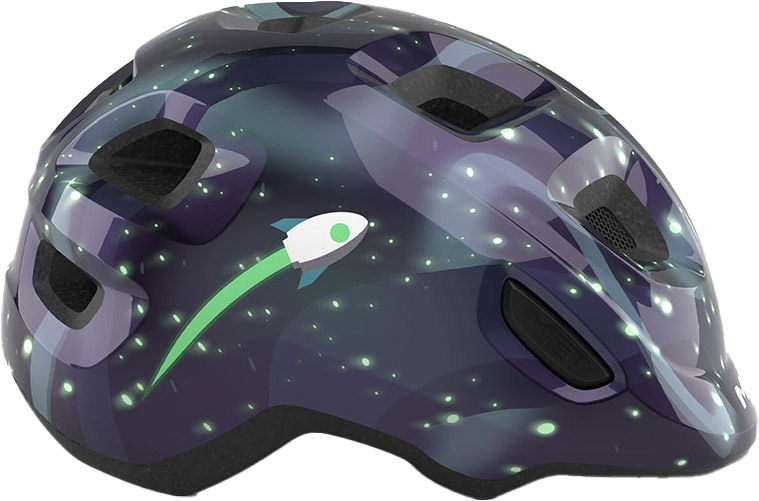 Beklædning - Cykelhjelme - MET Helmet Hooray - Space/Glow