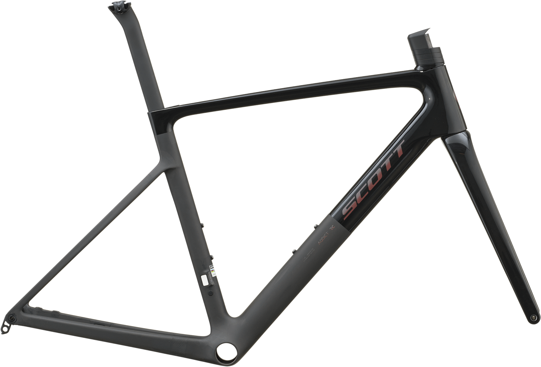 Scott Frame set Addict RC Ultimate 2027 - Piano Black Scott Frame set Addict RC Ultimate 2027 - Piano Black