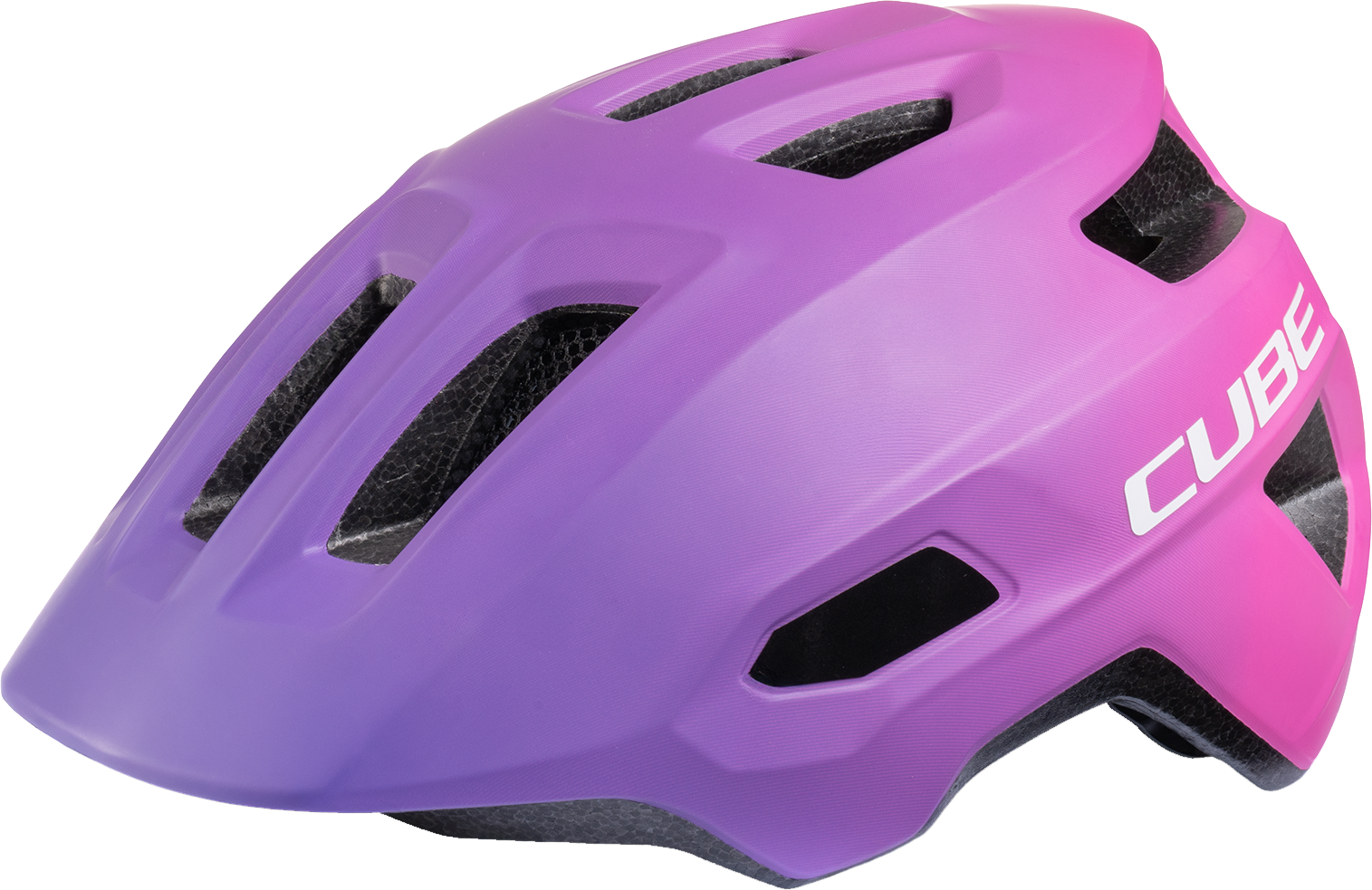 Cube Linok MIPS cykelhjelm m. LED lys - Fucsia