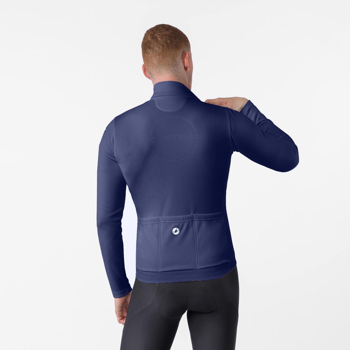 Beklædning - Cykeltrøjer - Castelli COMPETIZIONE THERMAL LS Jersey - Belgian Blue