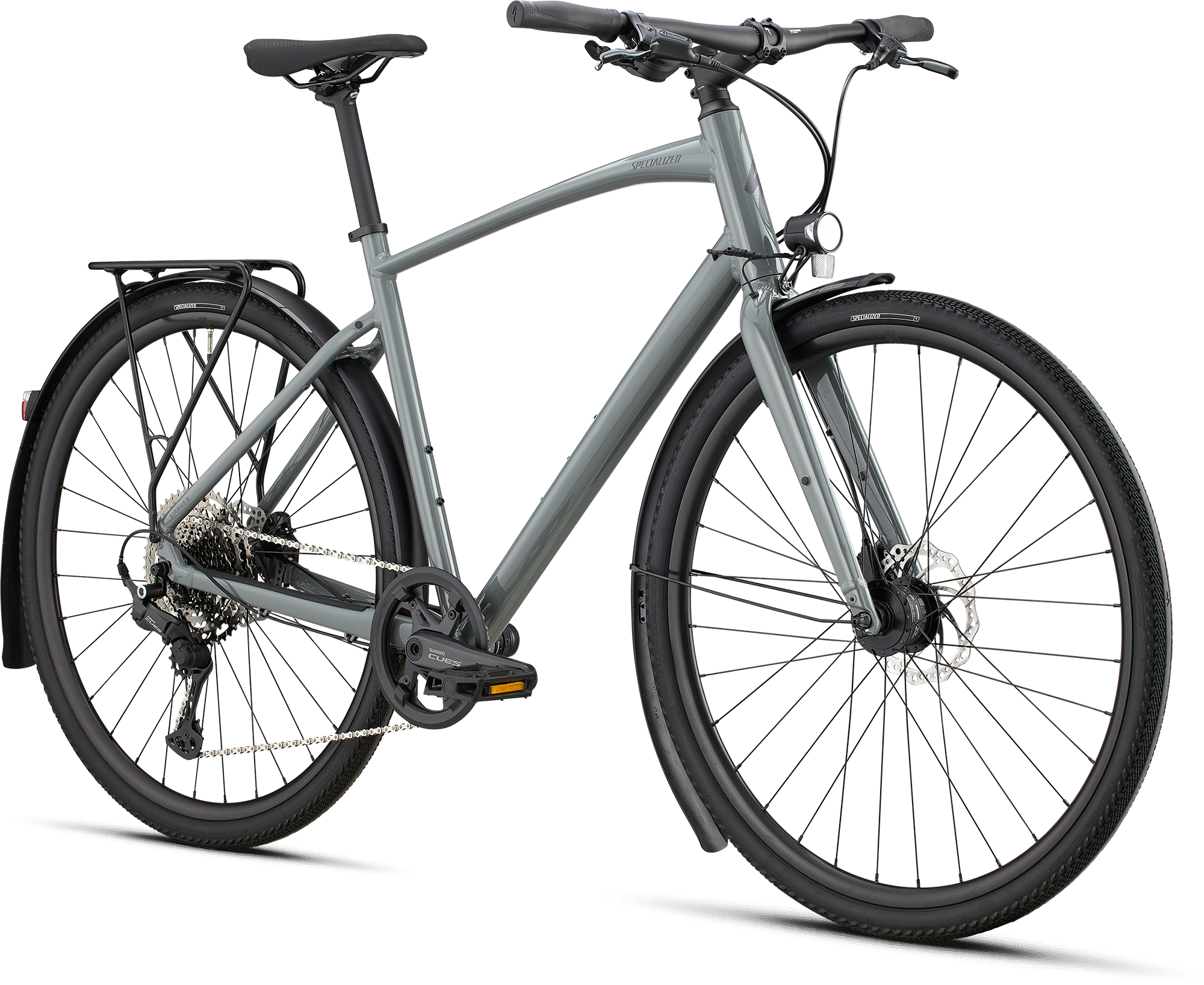 Cykler - Herrecykler - Specialized Sirrus X 3.0 EQ 2025 - Gloss Ashen Grey