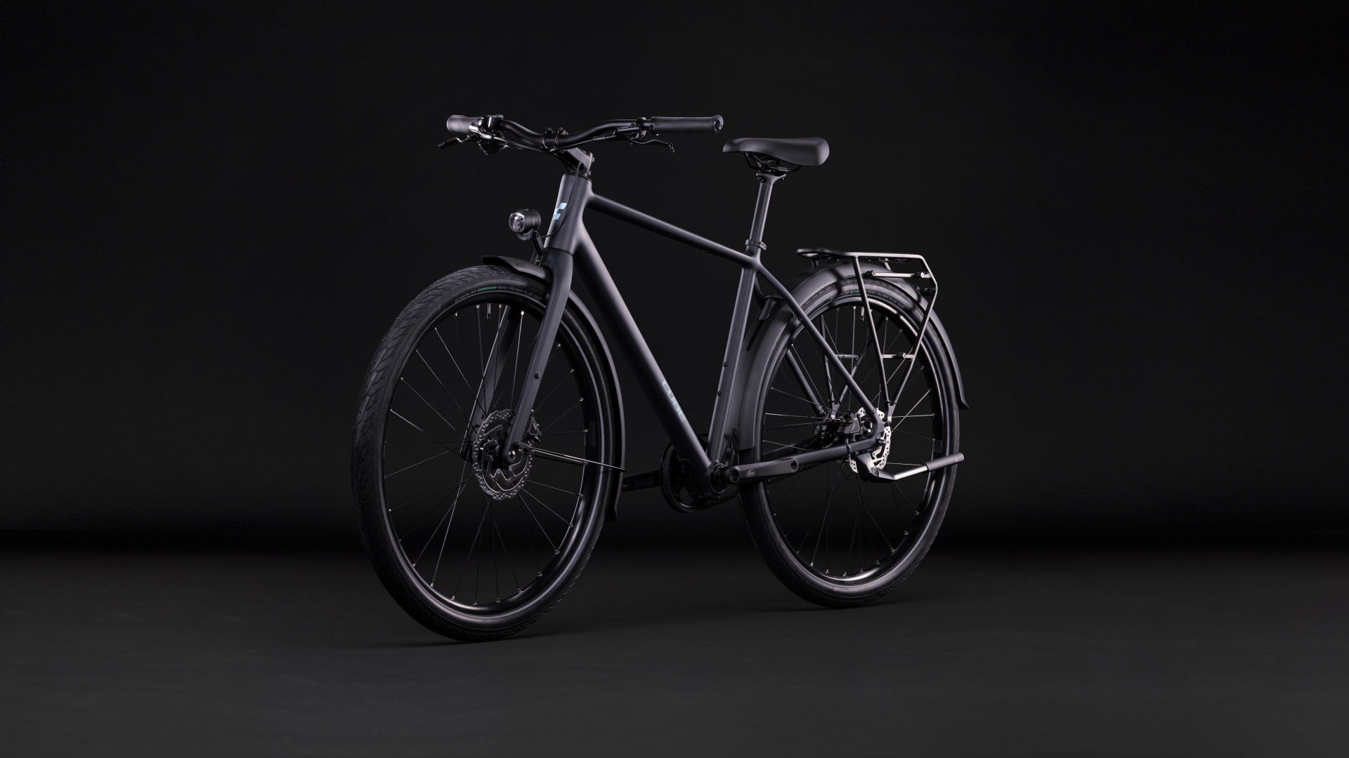 Cykler - Herrecykler - Cube Editor Pro FE (Fully Equipped) Herre 2027 - Night´n´Chrome