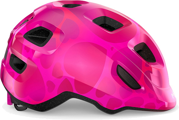 Beklædning - Cykelhjelme - MET Helmet Hooray "Green Buckle" - Pink Hearts