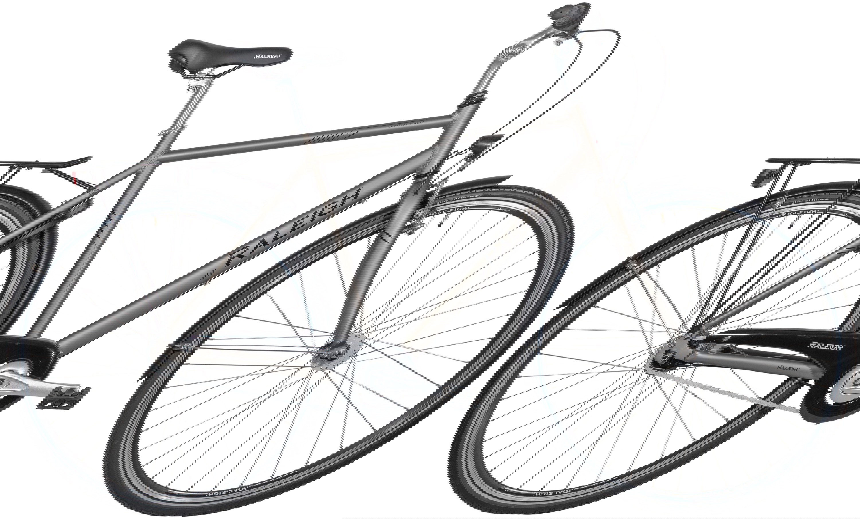 Raleigh Sprite Alu Herre 7g 2026 - Mat Mørk Grå