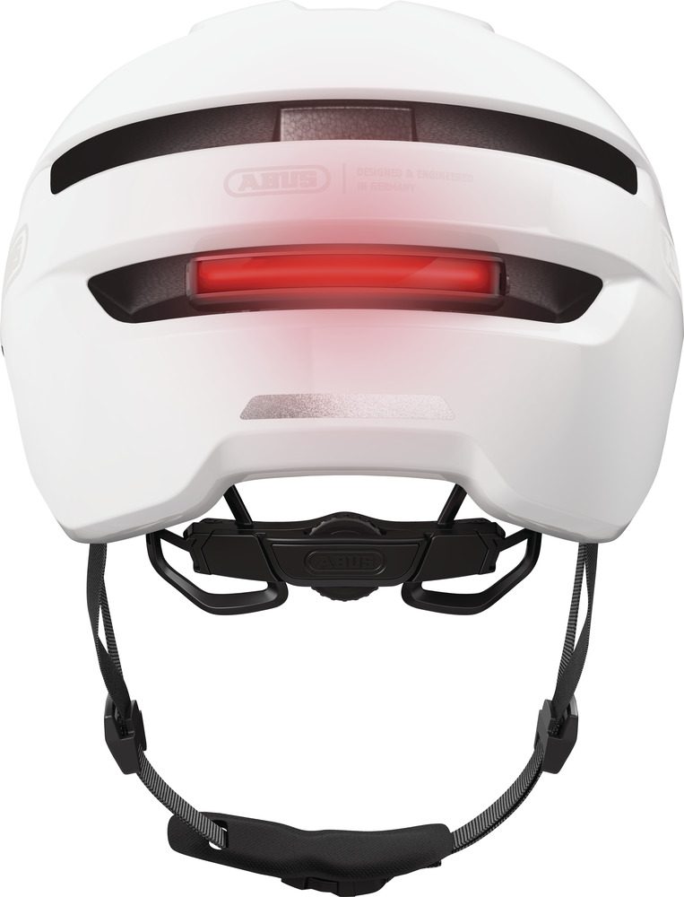 Beklædning - Cykelhjelme - Abus PURL-Y ACE m. LED lys - Polar White (elcykel hjelm)