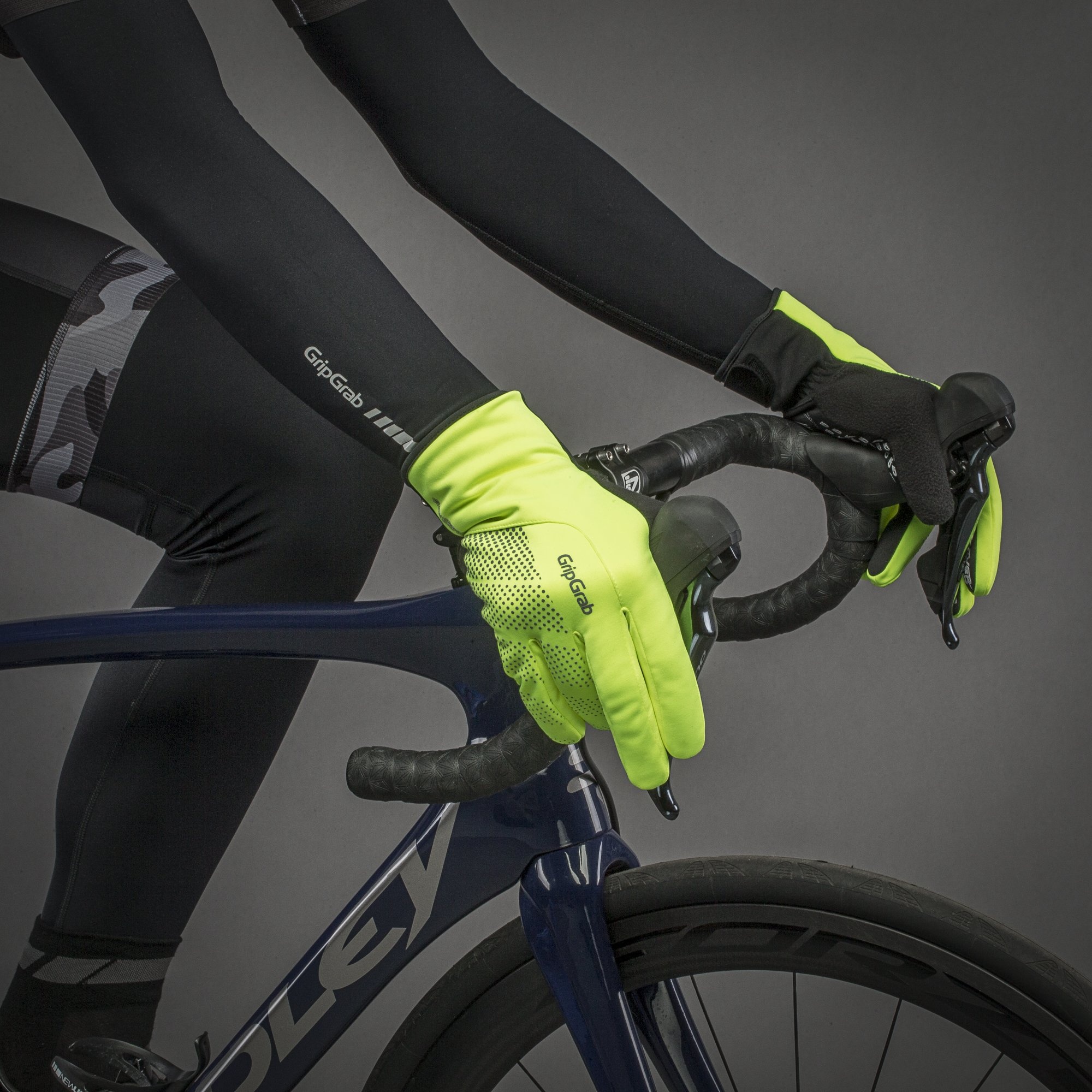 Beklædning - Cykelhandsker - GripGrab Ride Waterproof Hi-Vis Winter Glove