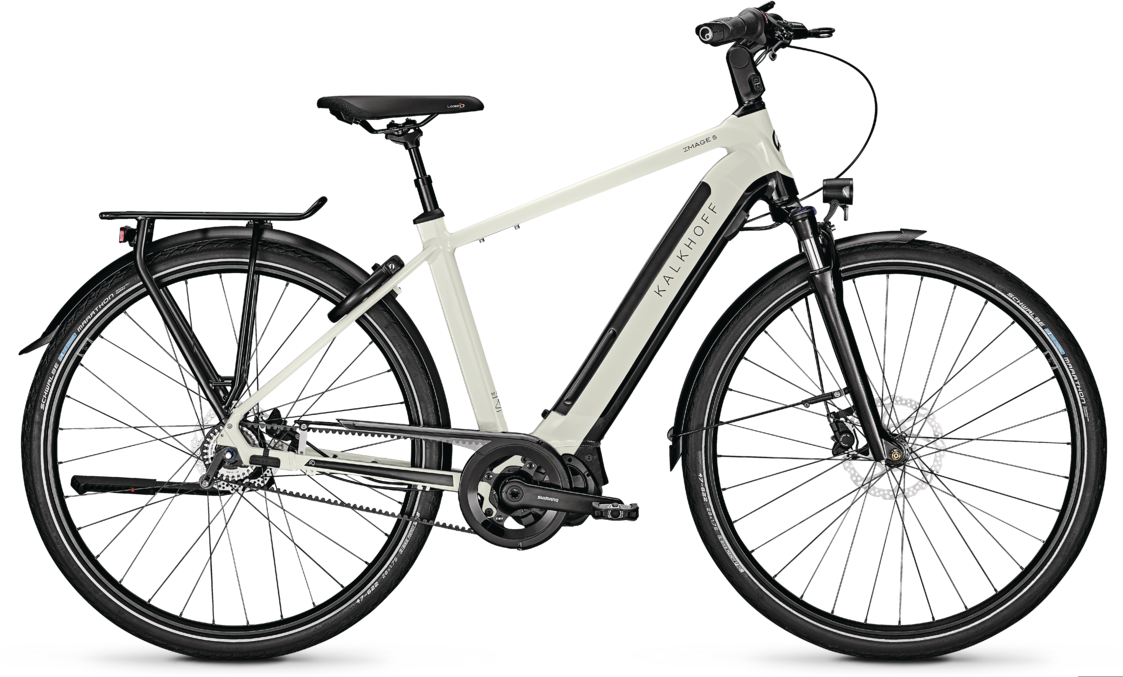 Kalkhoff Kalkhoff IMAGE 5.S BELT Herre 2020 - Hvid Cykler > Elcykler