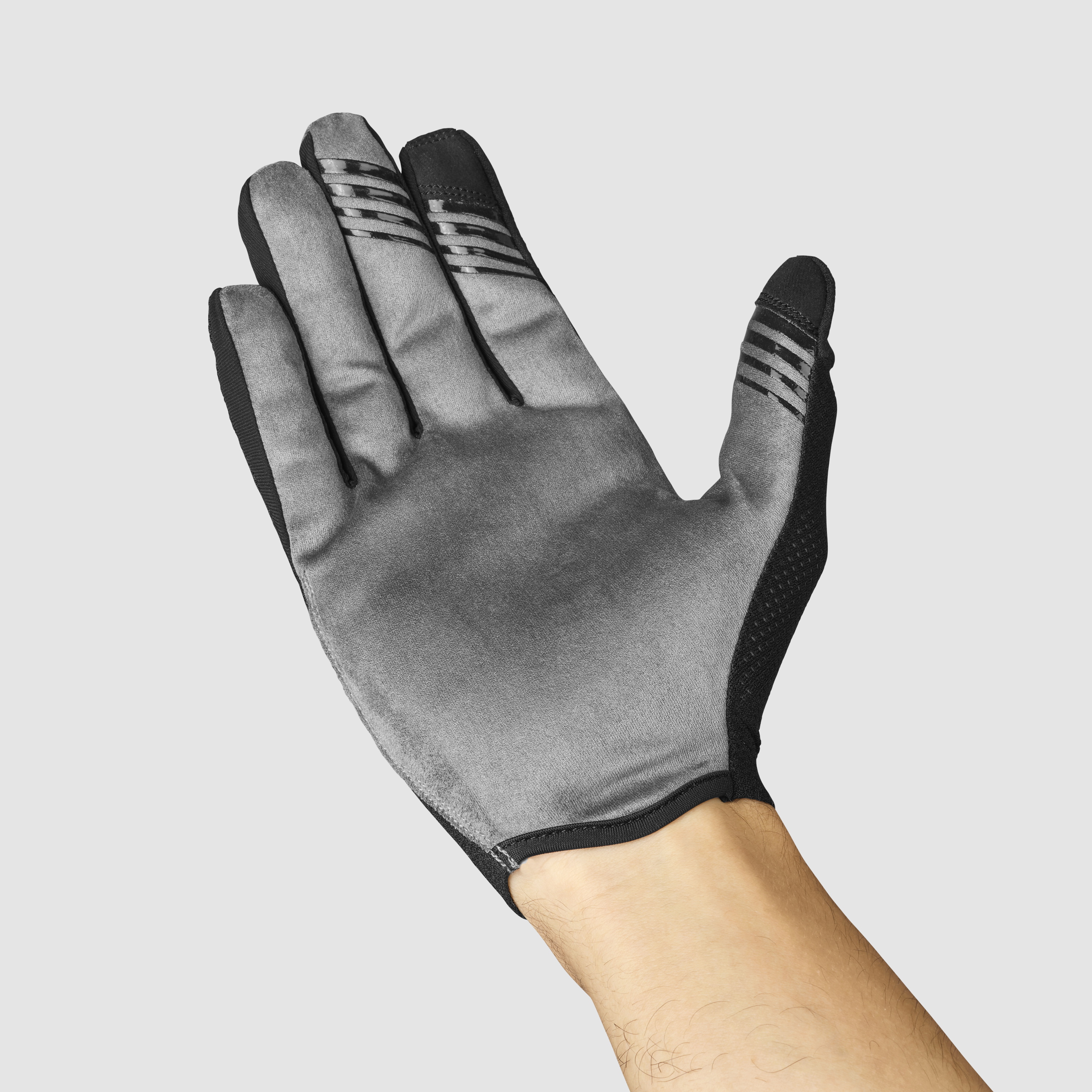 Beklædning - Cykelhandsker - GripGrab PACR InsideGrip™ Langfingret Sommerhandsker - Black