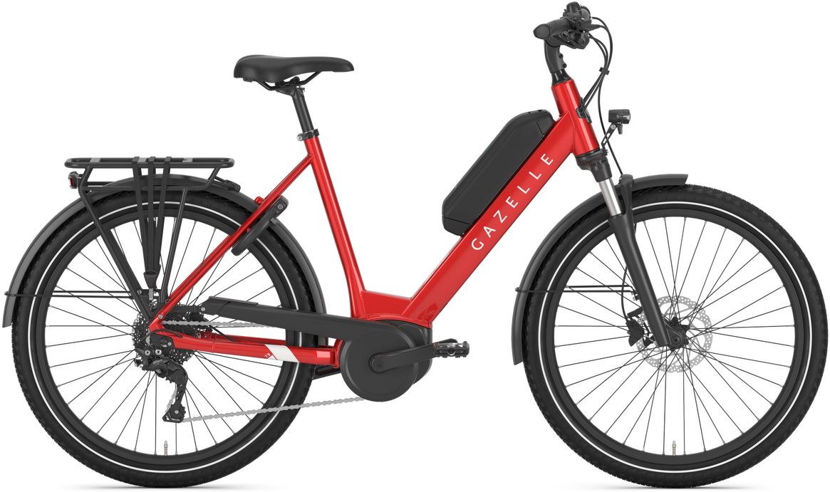 Cykler - Elcykler - Gazelle Medeo T9 HMB Dame 2024 - Rød