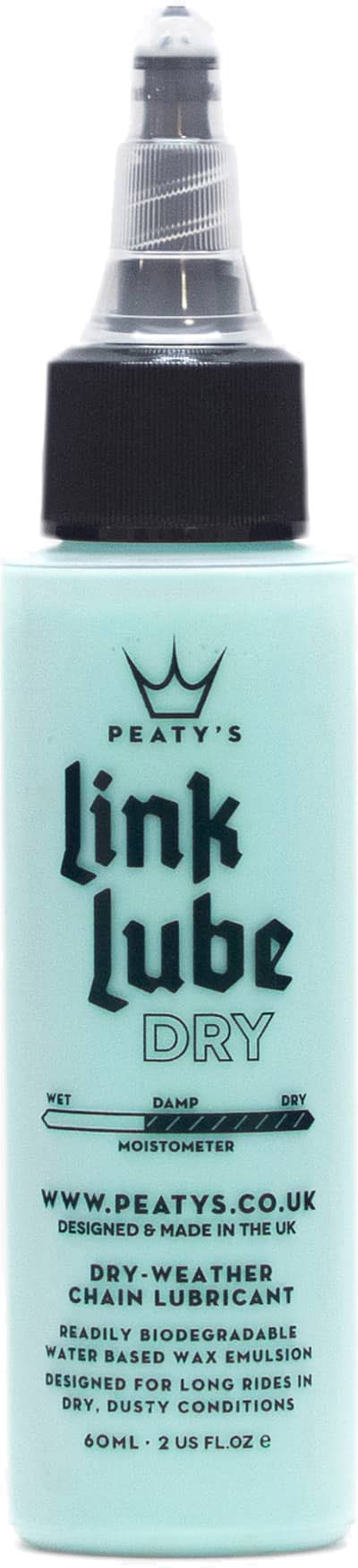 Se Peaty's LinkLube Dry 60ml hos Cykelexperten.dk