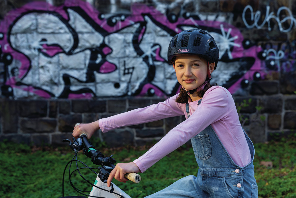 Beklædning - Cykelhjelme - Abus Youn-I 2.0 m. LED lys - Turkis (DK)
