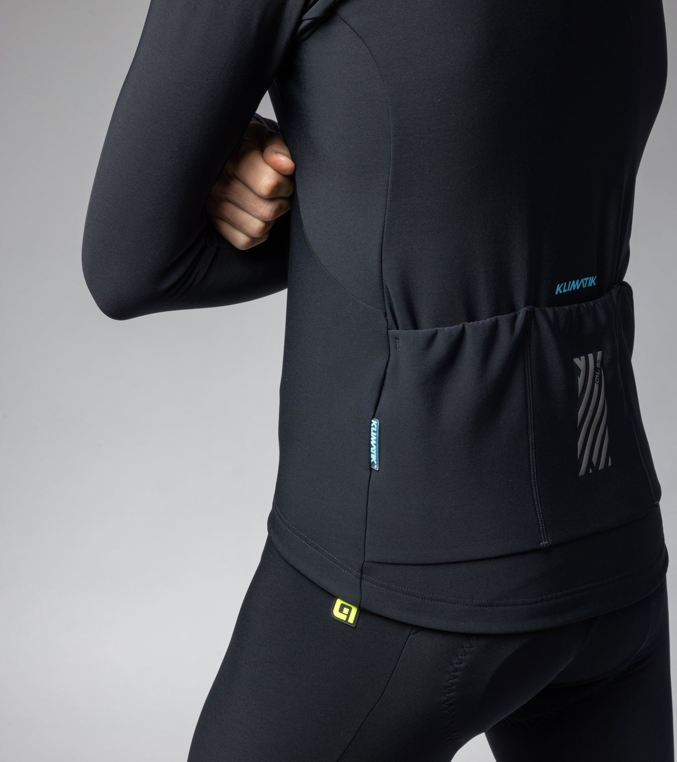 Beklædning - Cykeltrøjer - Alé K-IDRO MAGLIA ML LS Jersey - Nero/Black