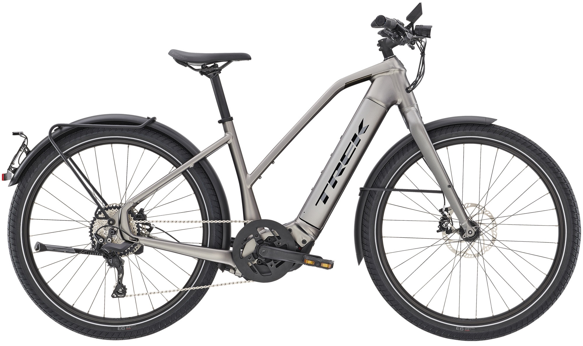 Cykler - Elcykler - Trek Allant+ 8S 27.5" 45 km/t Dame 2021 - Grå