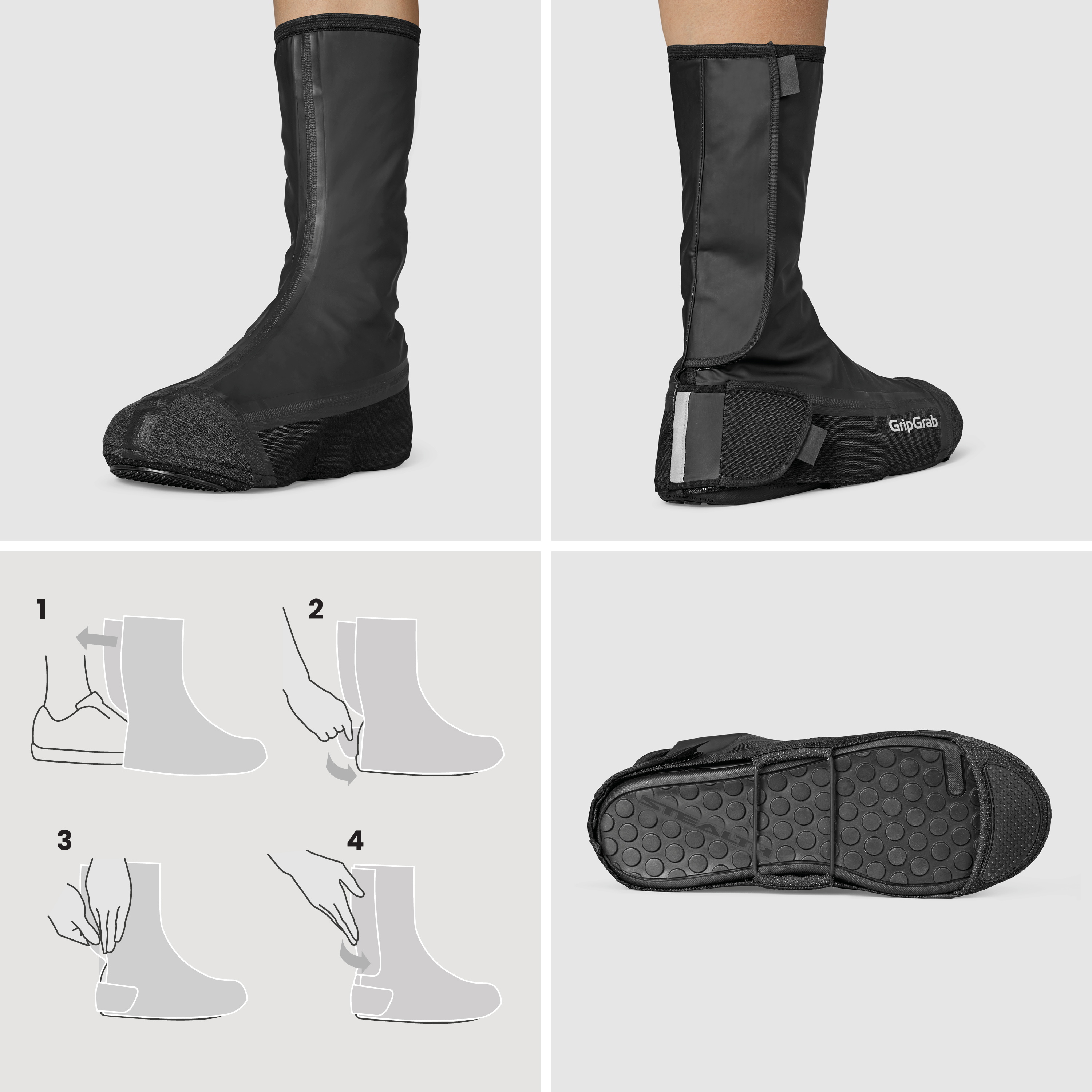 Beklædning - Skoovertræk - GripGrab TrailBlazer Flat Pedal skoovertræk - Black