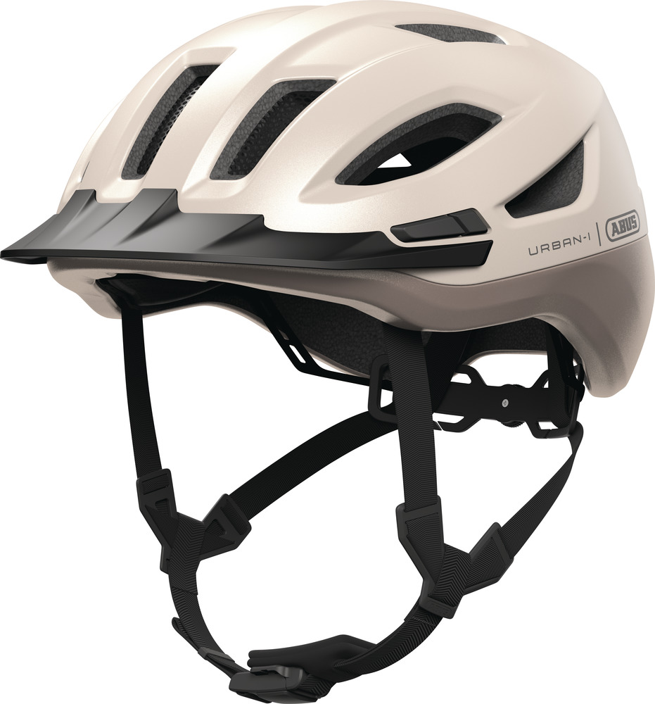 Beklædning - Cykelhjelme - Abus Hjelm Urban-I 4.0 ACE m. LED - Champagne Gold