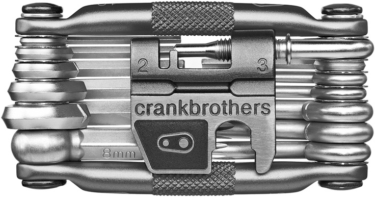 Se CrankBrothers Multi-tool M19 - Silver hos Cykelexperten.dk