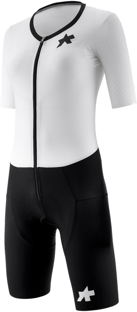 Beklædning - Cykelbukser - Assos DYORA RSV TRIATOR Speedsuit S11 Triatlondragt Cykeltrøje og Cykelbukser - White Series