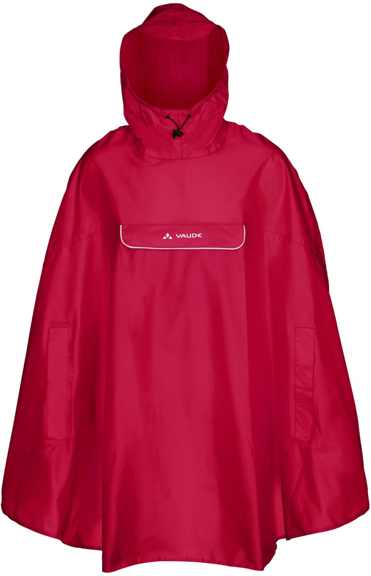 VAUDE Valdipino Poncho - Red