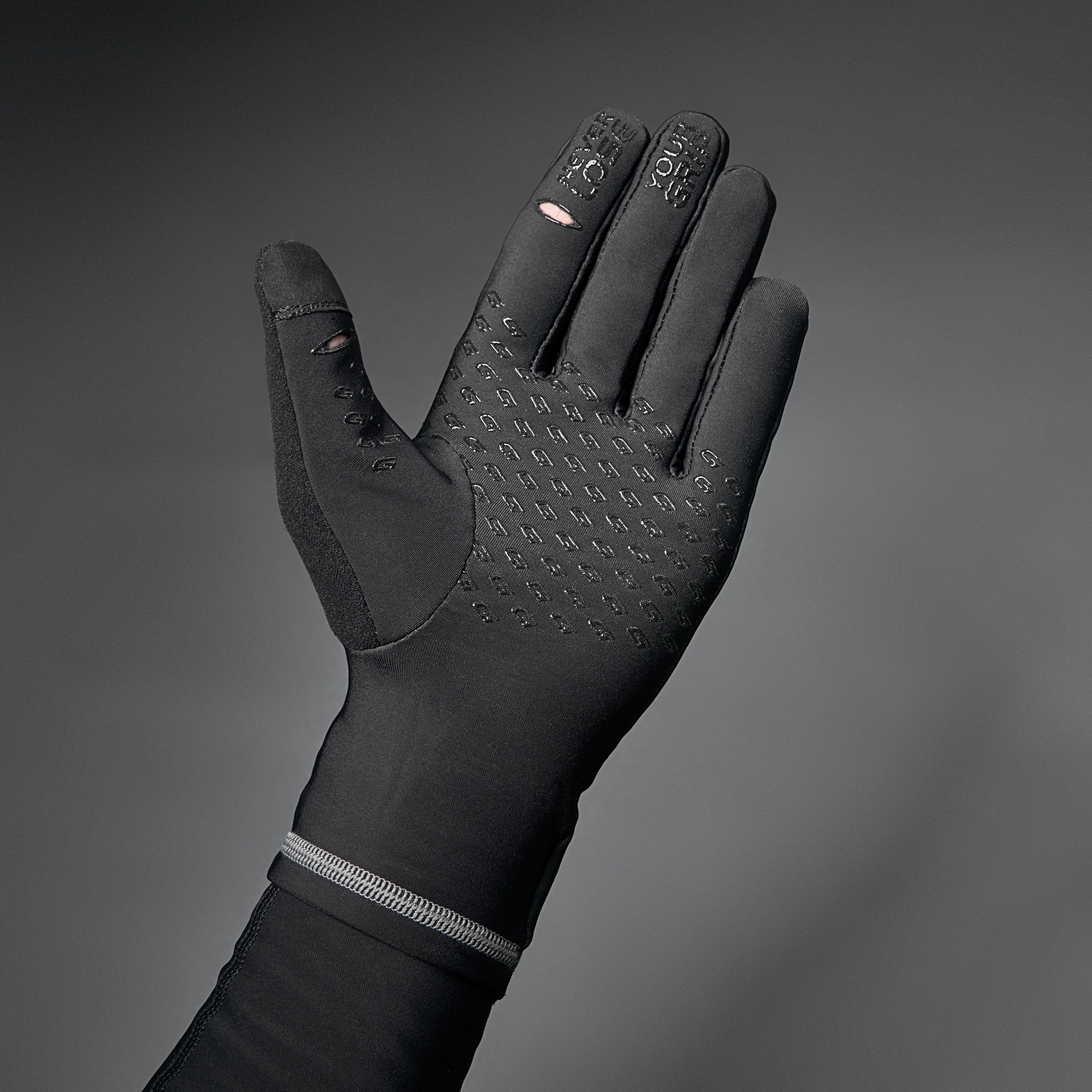 Beklædning - Cykelhandsker - GripGrab Running Expert Vinter Touchscreen Handske - Sort
