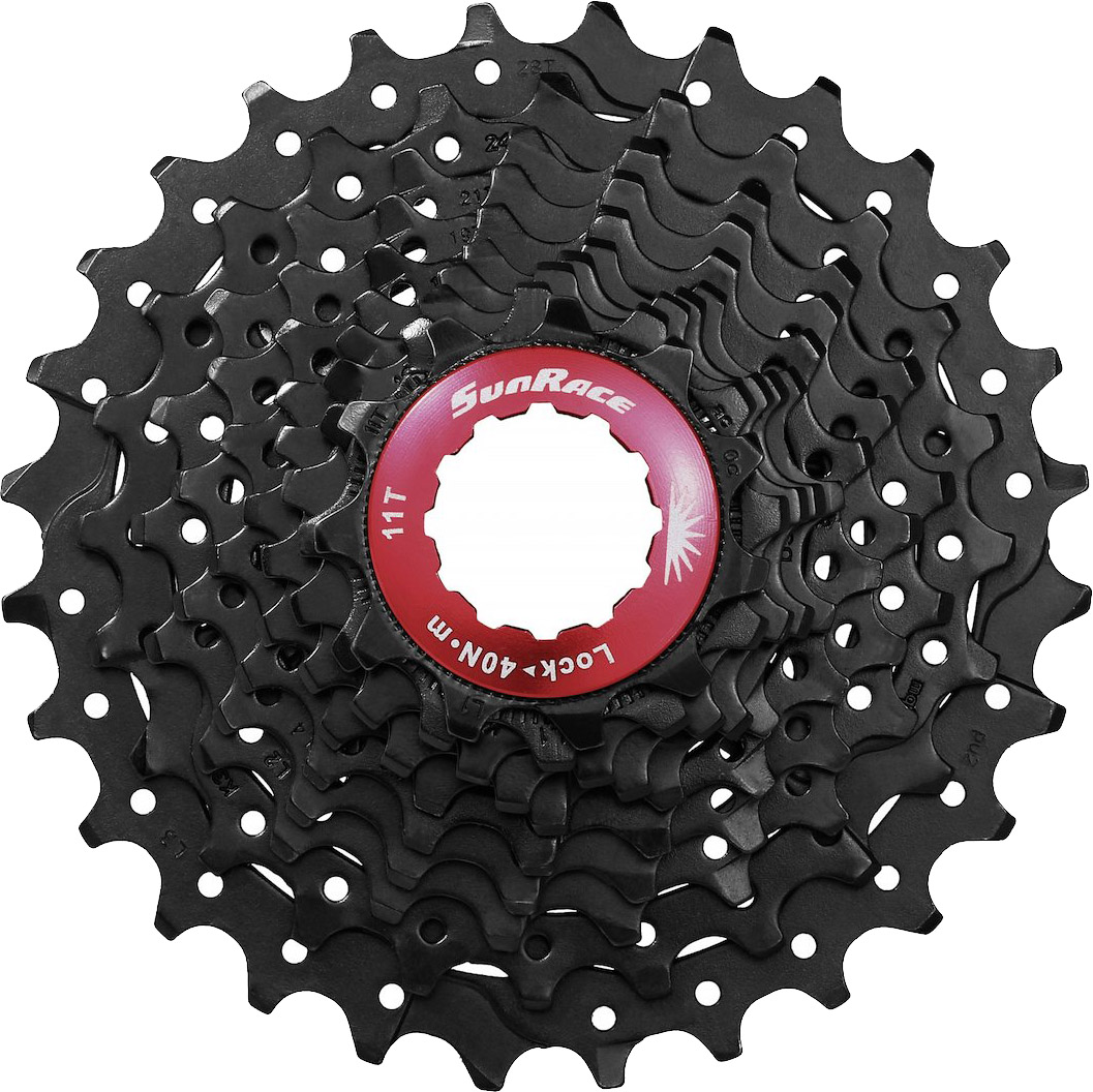 Sunrace CSRX0 Kassette 10 speed 11-25T Road Sort