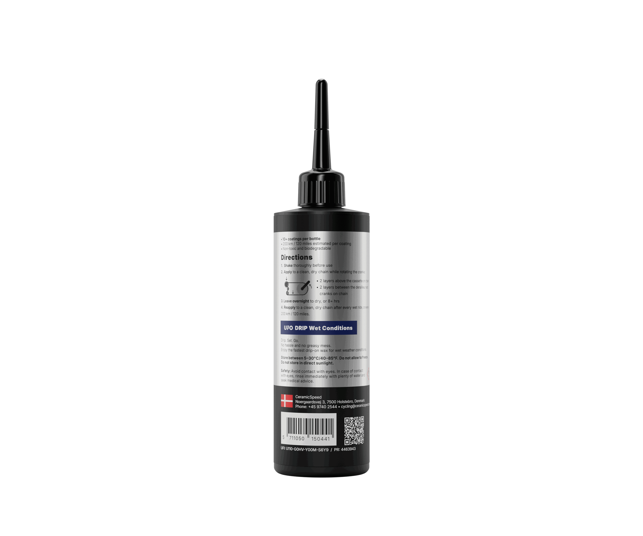 Tilbehør - Olie / Fedt - CeramicSpeed UFO DRIP Wet Conditions 100ml