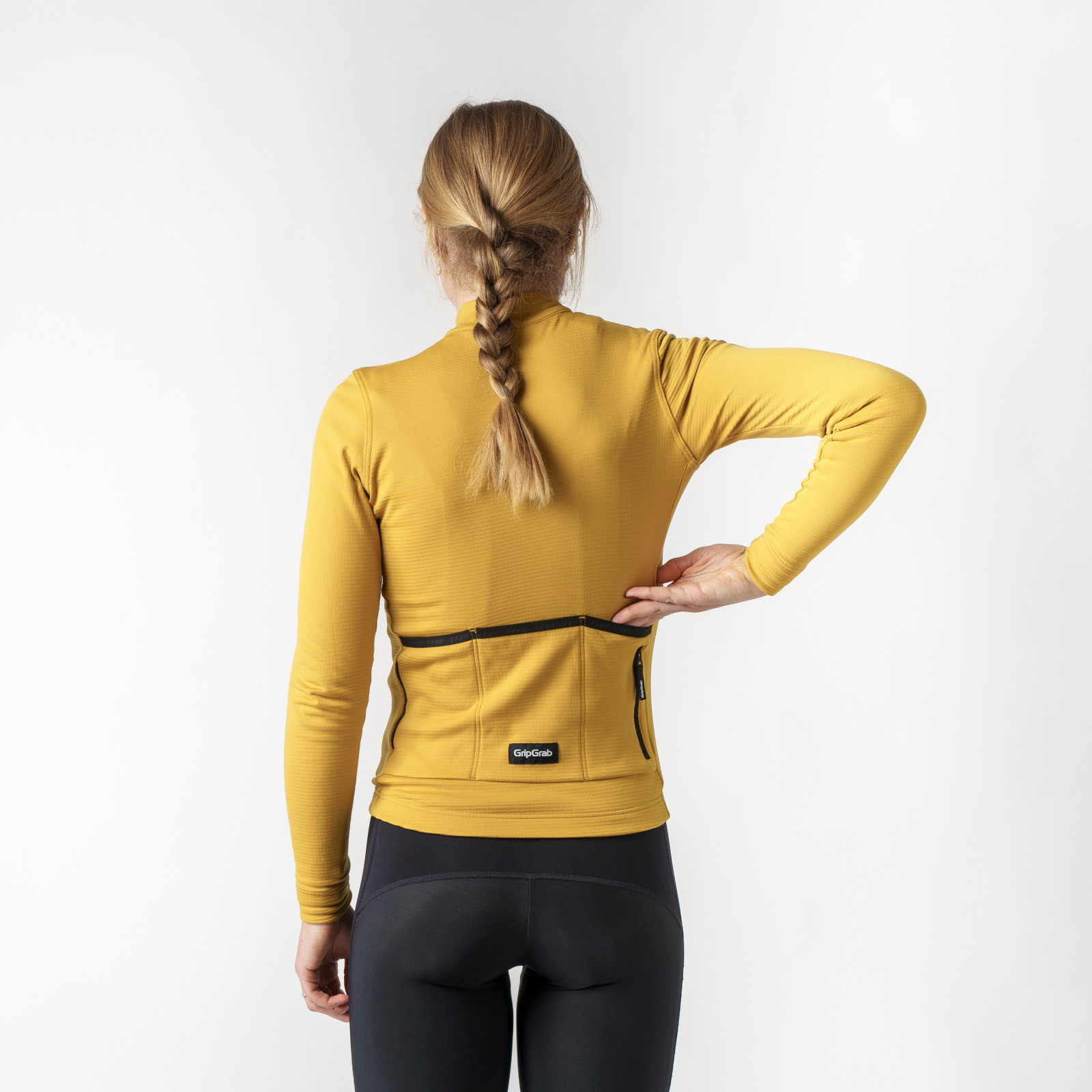 Beklædning - Baselayer / Undertøj - GripGrab Langærmet Gravelin Merinotech Termocykeltrøje til damer - Gul